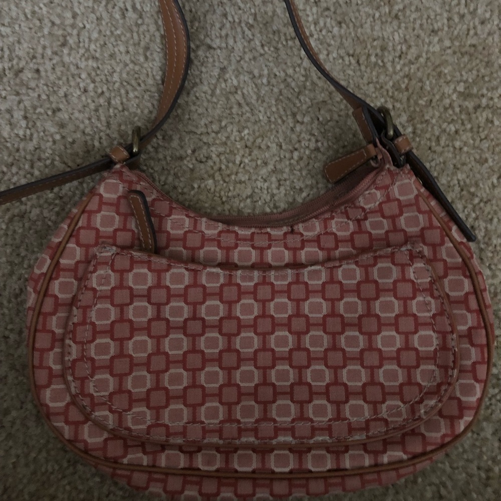 Nine West Orange/Red/Tan Purse
